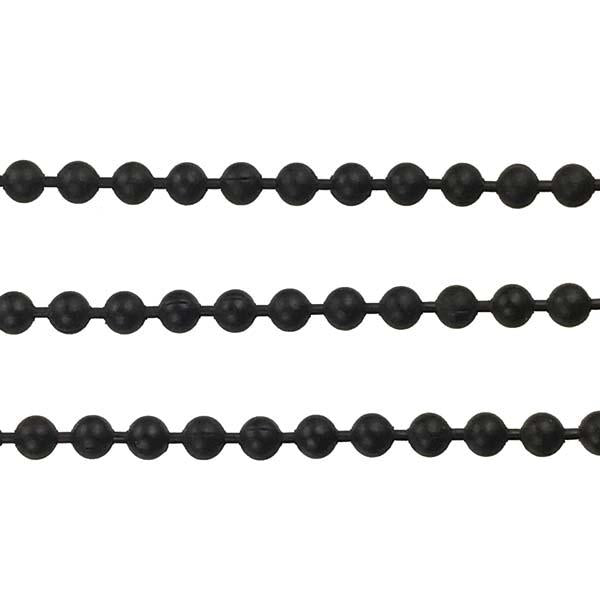 Matte Black 2.4MM Ball Chain