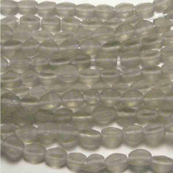 Matte Black Diamond 5MM Pinched Oval