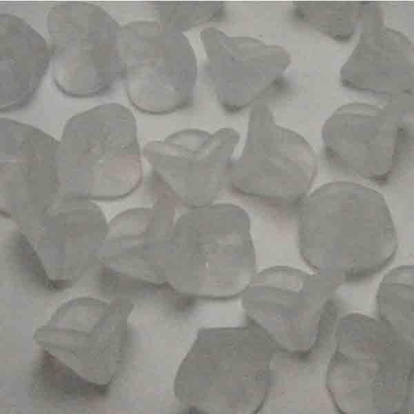 Matte Crystal 10x12MM Flower