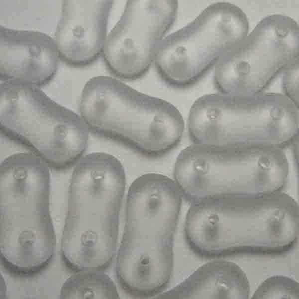 Matte Crystal 16MM 2 Hole Spacer