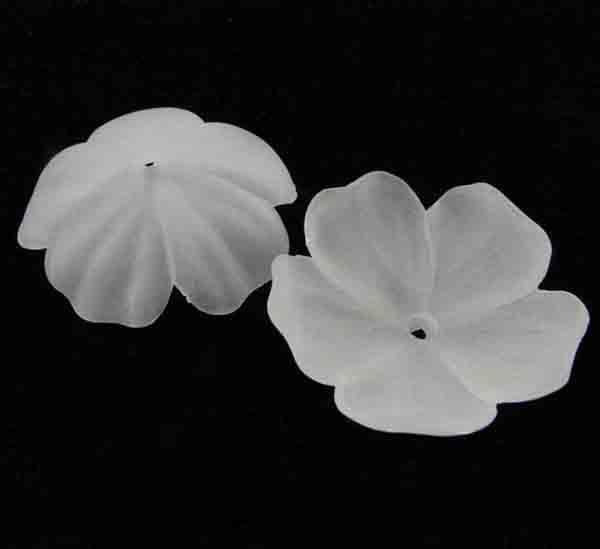 Matte Crystal 35MM Cupped Flower