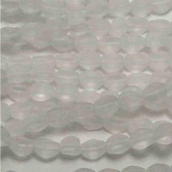 Matte Crystal 5MM Pinched Oval