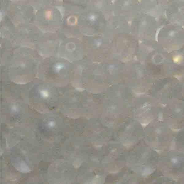 Matte Crystal AB 6MM Round Druk Ball