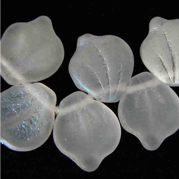Matte Crystal AB Wide Leaf 12X14MM