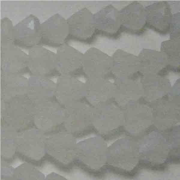 Matte Crystal Ab 8x7MM Fire Polish Bell