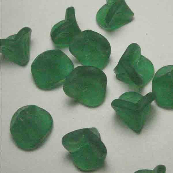 Matte Kelly Green 10x12MM Flower