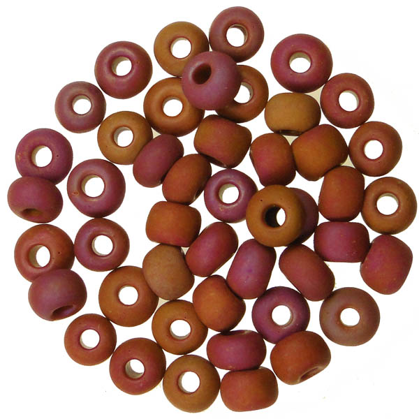 Matte Mauve Iris 6/0 Seed Bead