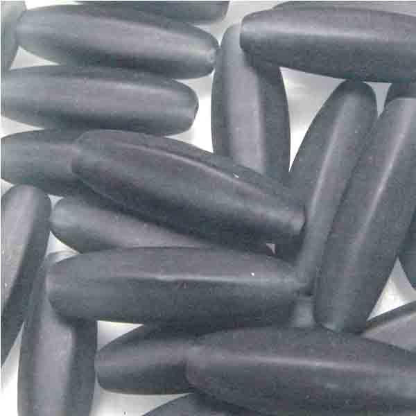 Matte Montana 22X8MM 6 Sided Long Oval