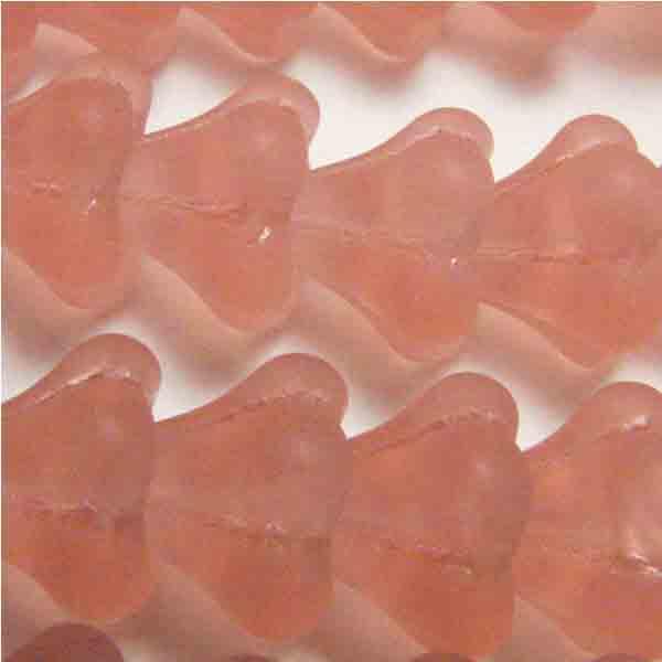 Matte Roseline 13X11MM 3-D Bell Flower