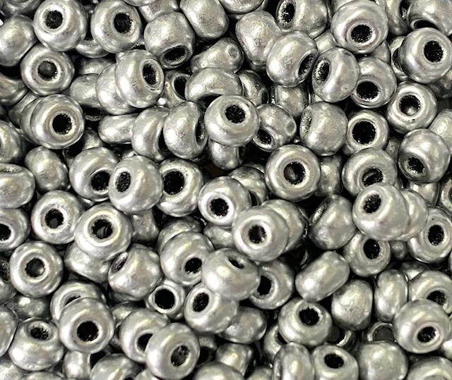 Matte Silver 6/0 Seed Bead