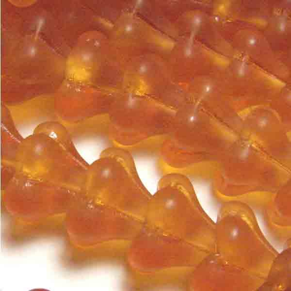 Matte Topaz 13X11MM 3-D Bell Flower