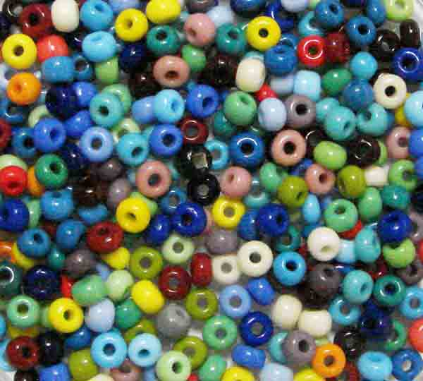 Mixed Opaque 6/0 Seed Bead