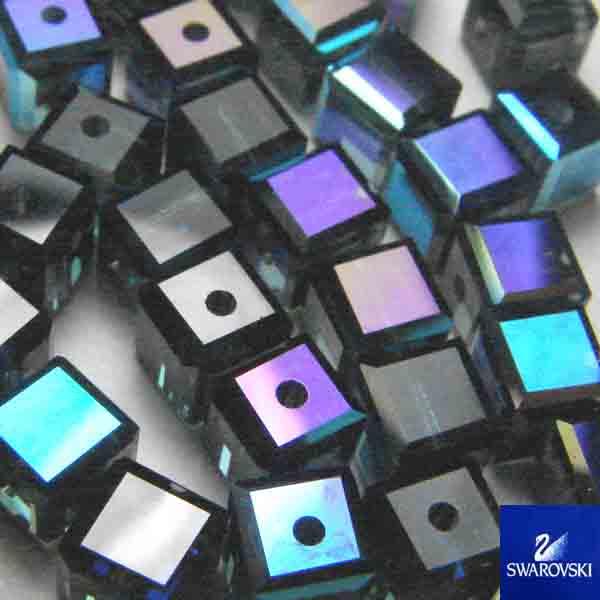 Montana Ab 4MM Swarovski 5601 Cube Bead