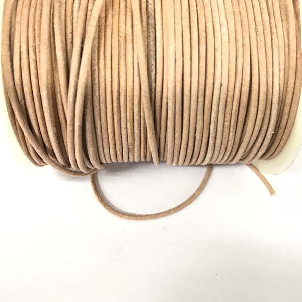 Natural 1.5MM Leather Cord
