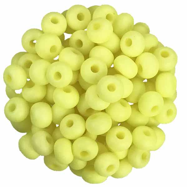 Neon Yellow 6/0 Seed Bead