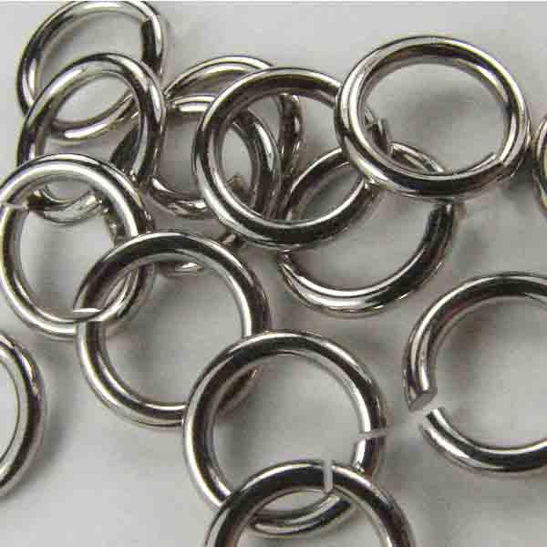 Nickel Plate 9.2MM 16 Gauge Jump Ring