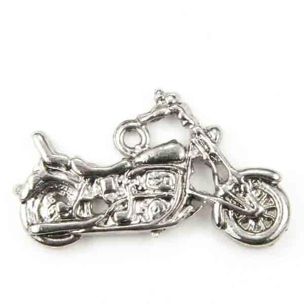 Nickel Silver 14X24MM Motorcycle