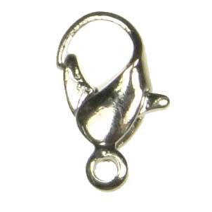 Raw Unplated Brass 12x7MM Lobster Claw Clasp