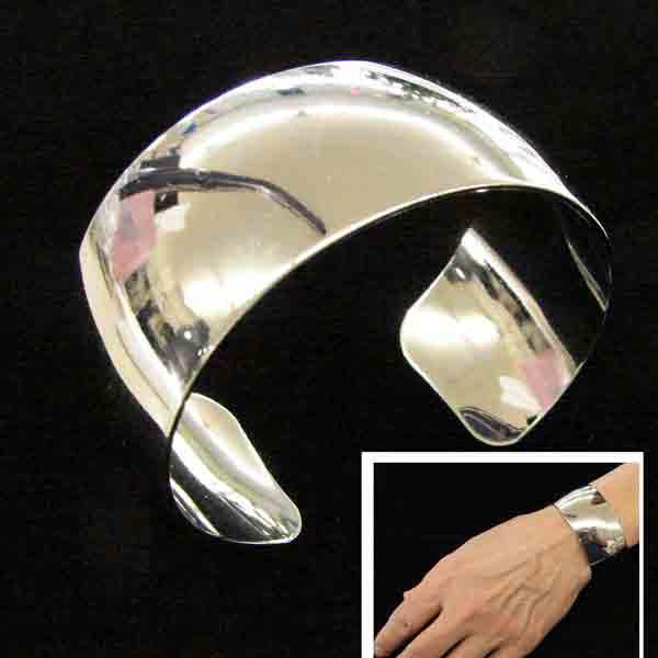 Nickel Silver Plate 1 inch 1 1/8 inch (28.5MM) Bracelet Cuff