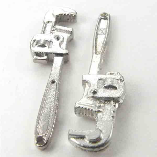Nickel Silver Plate 32x8MM Pipe Wrench
