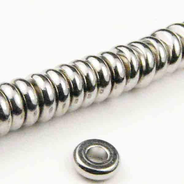 Nickel Silver Plate 3.5x1MM Spacer Disc