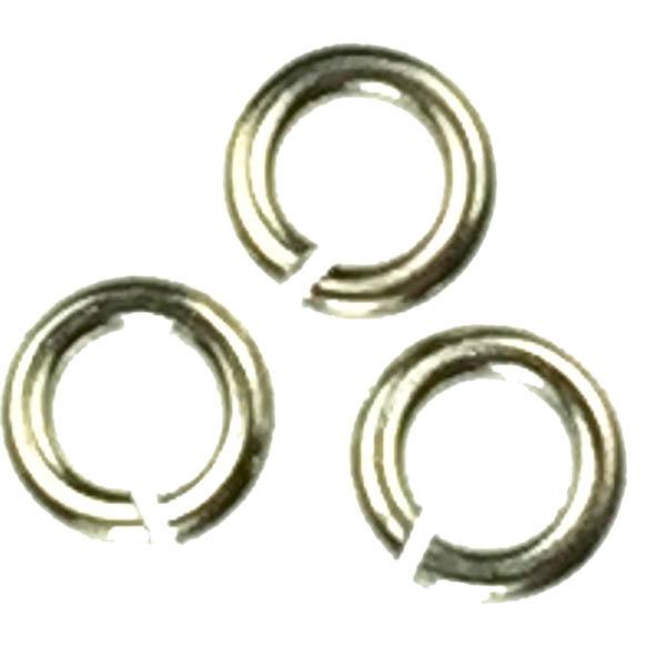 Nickel Silver Plate 4MM Open Jump Ring 20 Gauge