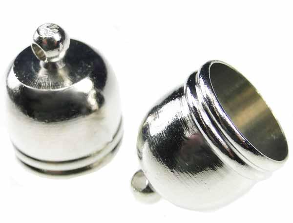 Nickel Silver Plate Cord End for 10MM Cord