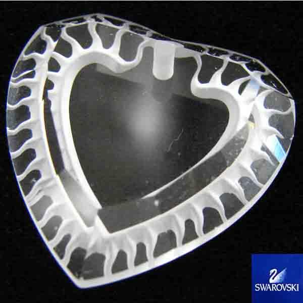 Old Crystal 24MM Machine Cut Heart
