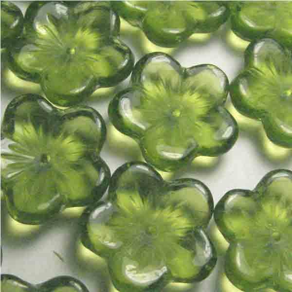 Olive 16MM Flower Blossom