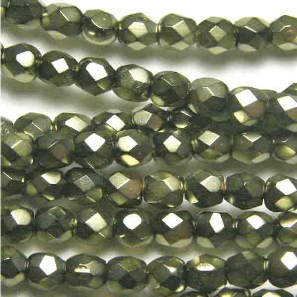 Olive Pearl 3MM Fire Polish Ball