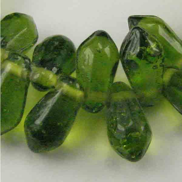 Olivine 12x6MM Faceted Tear Drop