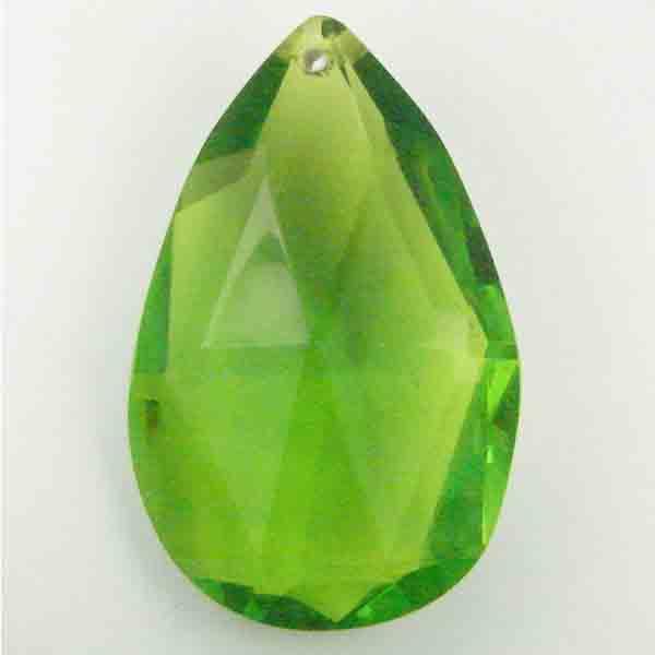 Olivine 39X25 Faceted Vintage Tear