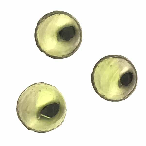 Olivine 9MM Mirrored Cabochon