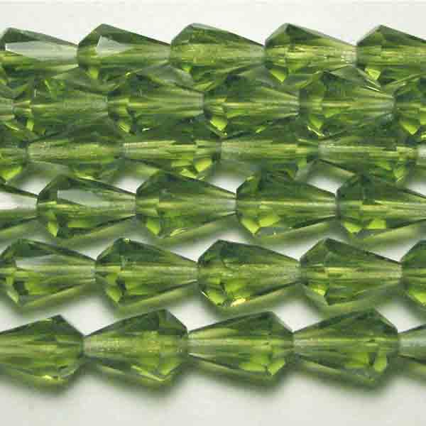 Olivine Fire Polish 12x8MM Tear