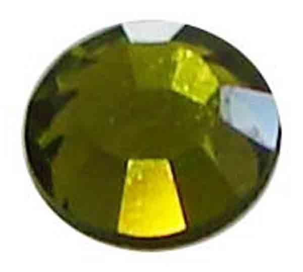 Olivine SS 7 (2MM) Swarovski Flatback Rhinestone Art. 2058