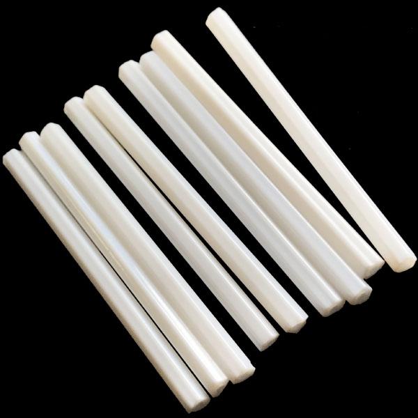 Opaque White 35MM Bugle Bead