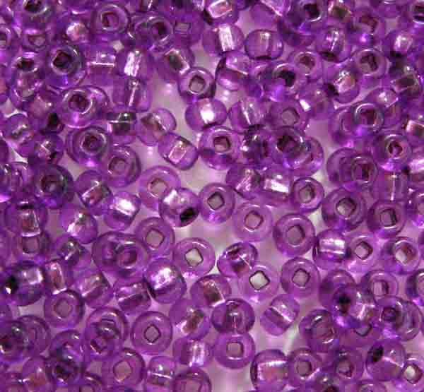Orchid Silver Lined 6/0 Seed Bead
