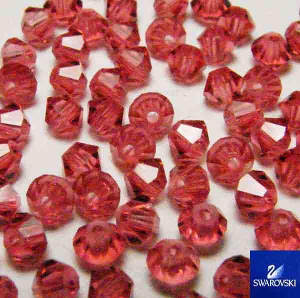 Padparadscha 3MM Swarovski Bicone Art. 5328