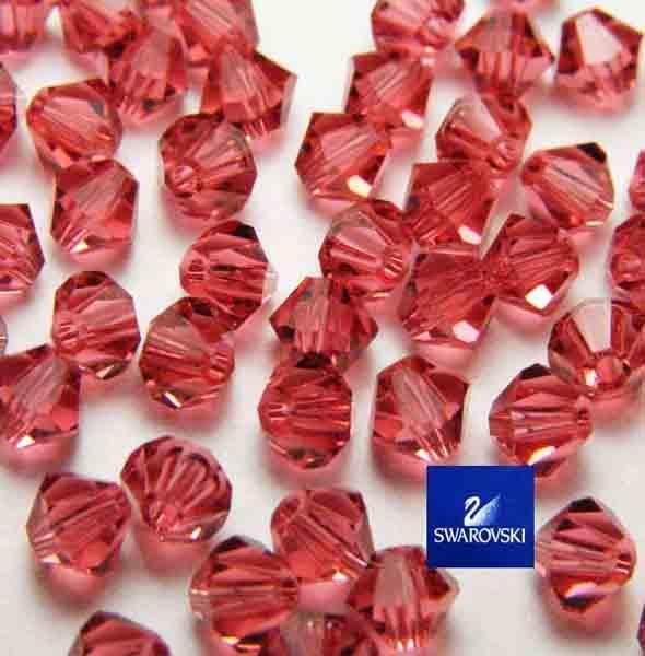 Padparadscha 4MM Swarovski Bicone