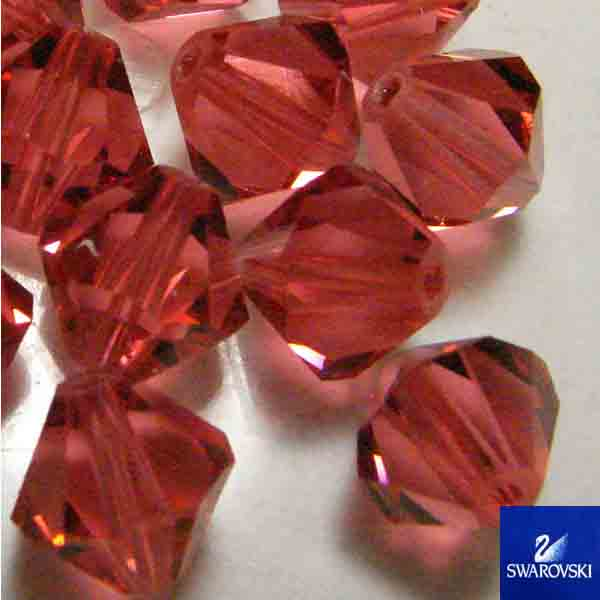 Padparadscha 8MM Swarovski Bicone