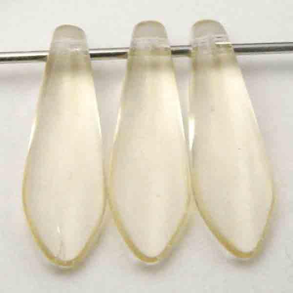 Pale Jonquil 16x5MM Dagger Pendant