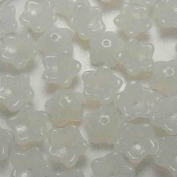 Pale Jonquil Opal 10MM Cupped Flower