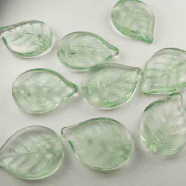 Peridot 18X13MM Veined Leaf