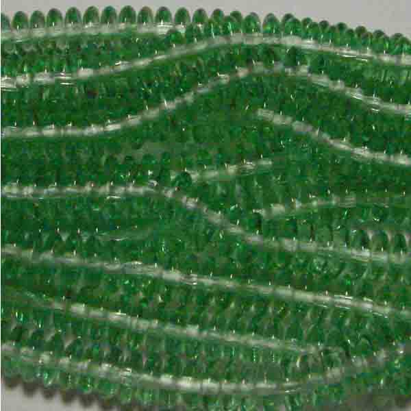 Peridot 6x3MM Belly Rondelle