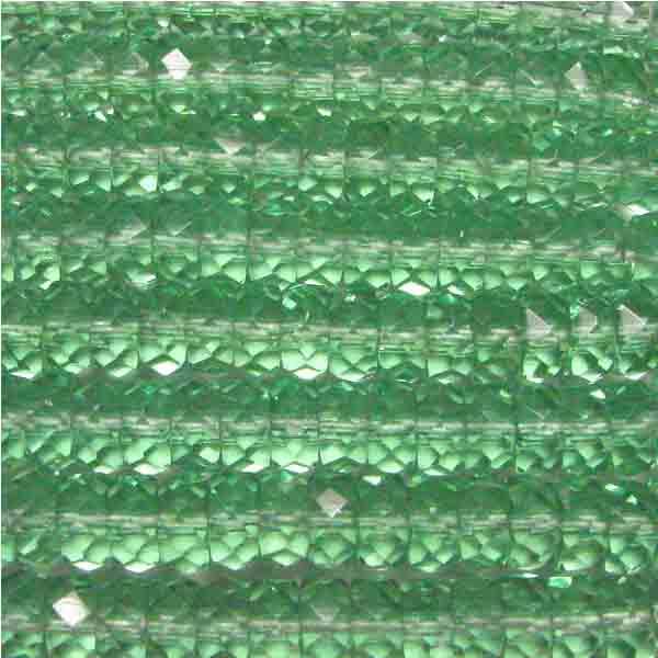 Peridot 6MM Disc Rondelle With Fire Polish Edge