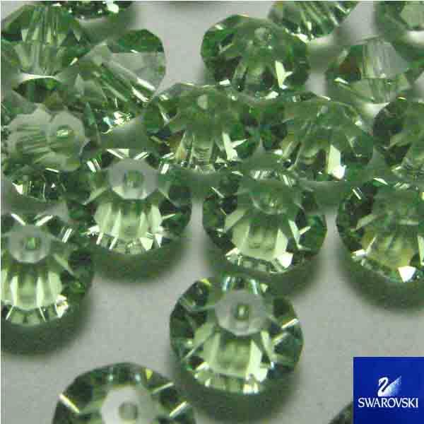 Peridot 6X4MM Cut Swarovski Flat Bicone Art. 5305