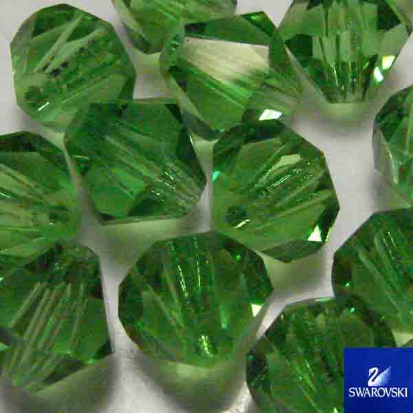 Peridot 8MM Machine Cut Bicone