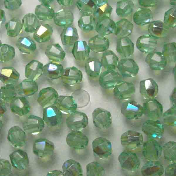 Peridot AB 4MM Fire Polish Bicone