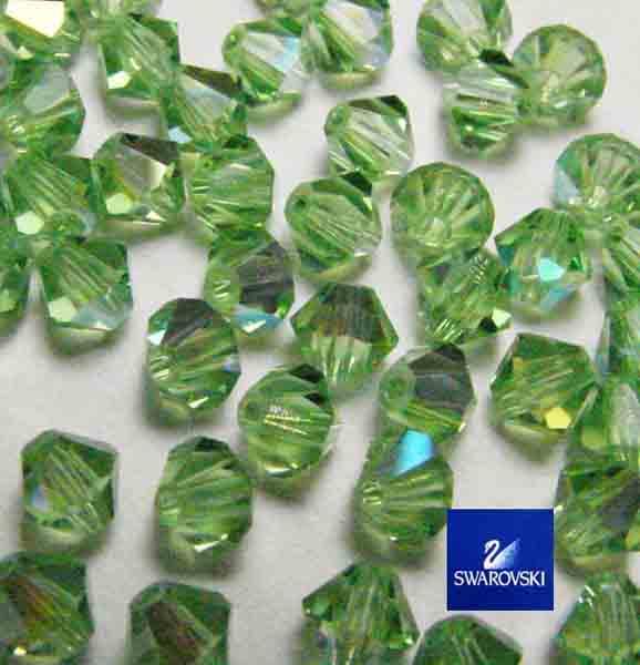 Peridot AB 4MM Swarovski Bicone Art. 5328