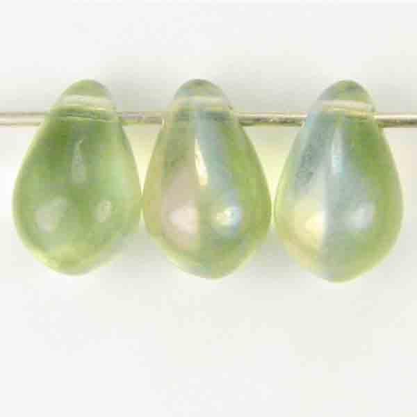 Peridot AB 9x6MM Tear Drop